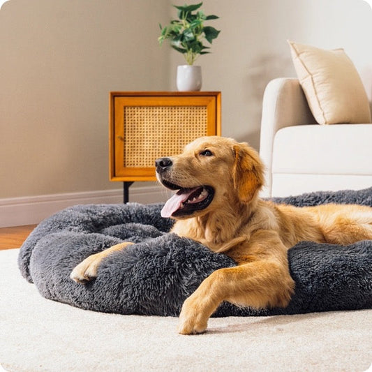 Rynx | Cozy Fluffy Large Dog Bed