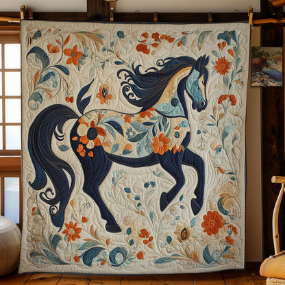 Rynx | Floral Horse Quilt