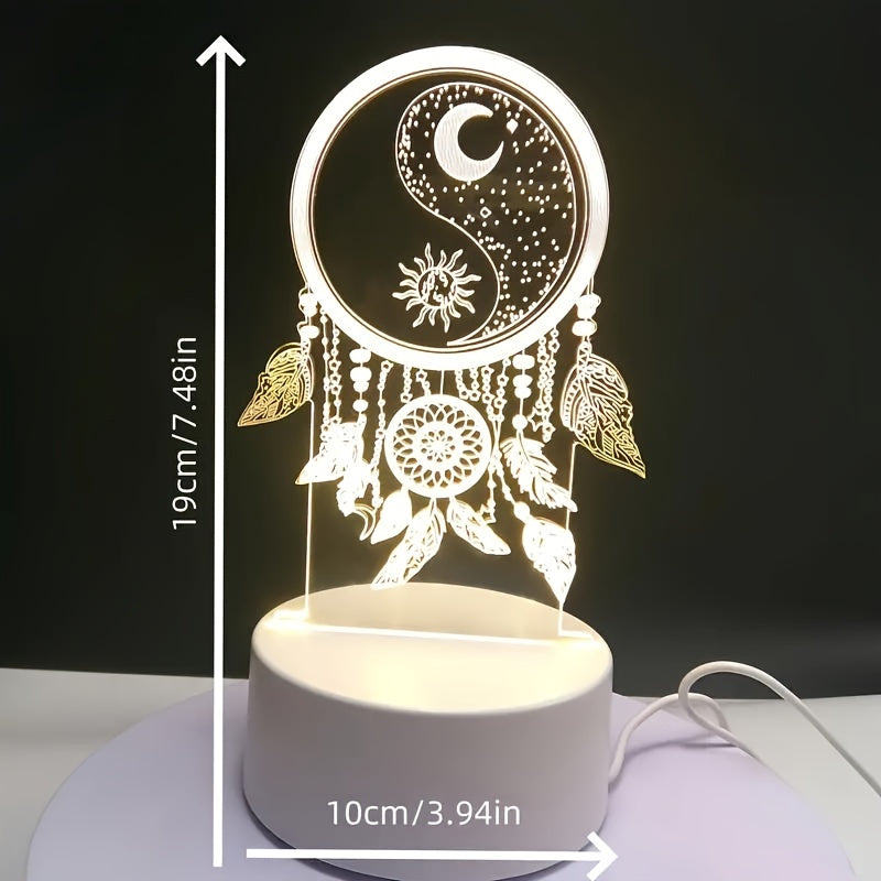 Rynx | DreamLight - 3D Dreamcatcher LED Table Lamp