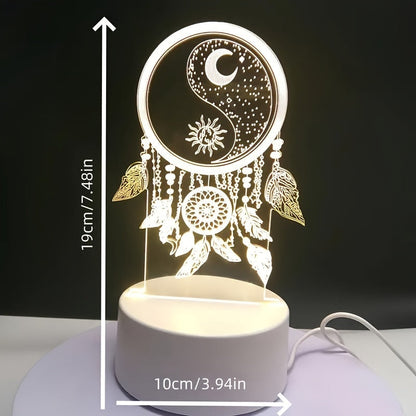 Rynx | DreamLight - 3D Dreamcatcher LED Table Lamp