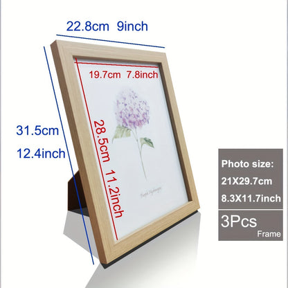RYNX | Memories - Set of 3 Wooden Photo Frames