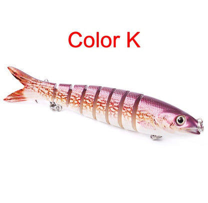 Rynx | Pike fishing lures Artificial Multi Jointed Sections Hard Bait Trolling Pike Carp Fishing Tools