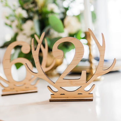 Rynx | Wedding table numbers with holders