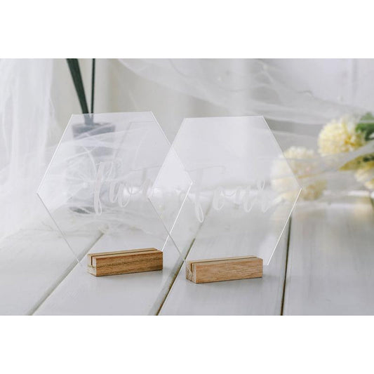 Rynx | Wedding table numbers with holders