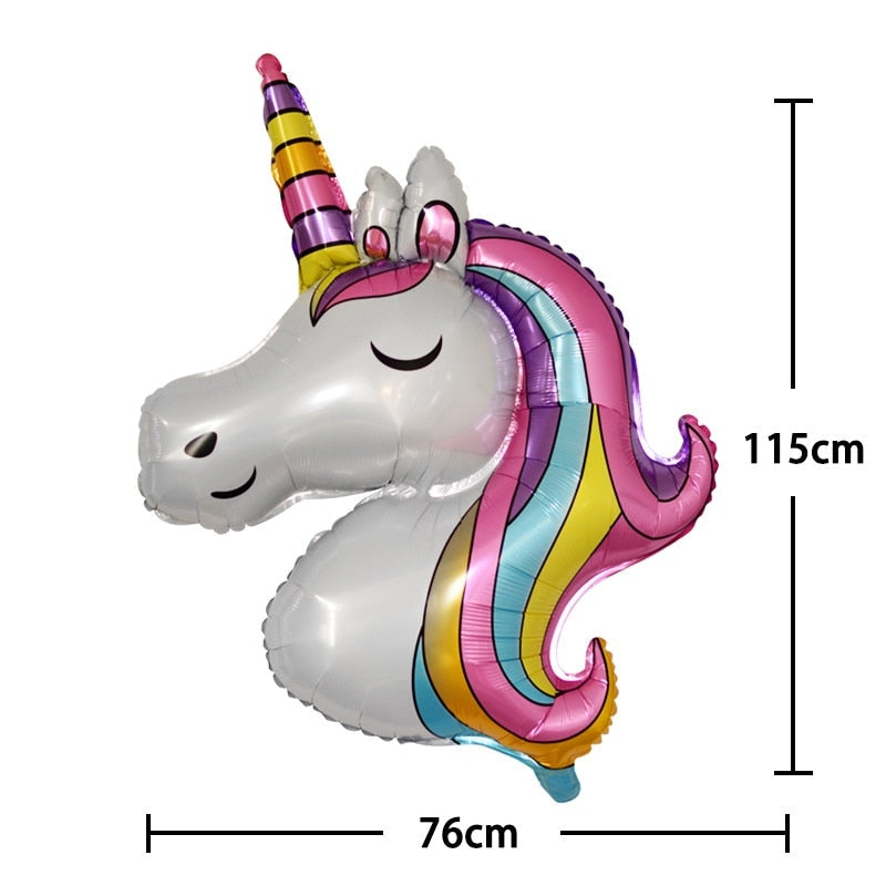 Rynx | Rainbow Unicorn Balloons 6 pcs/Set