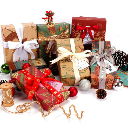 Rynx | Stylish Christmas Kraft Paper 10 pcs Set