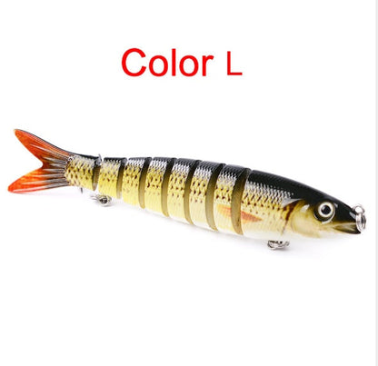 Rynx | Pike fishing lures Artificial Multi Jointed Sections Hard Bait Trolling Pike Carp Fishing Tools