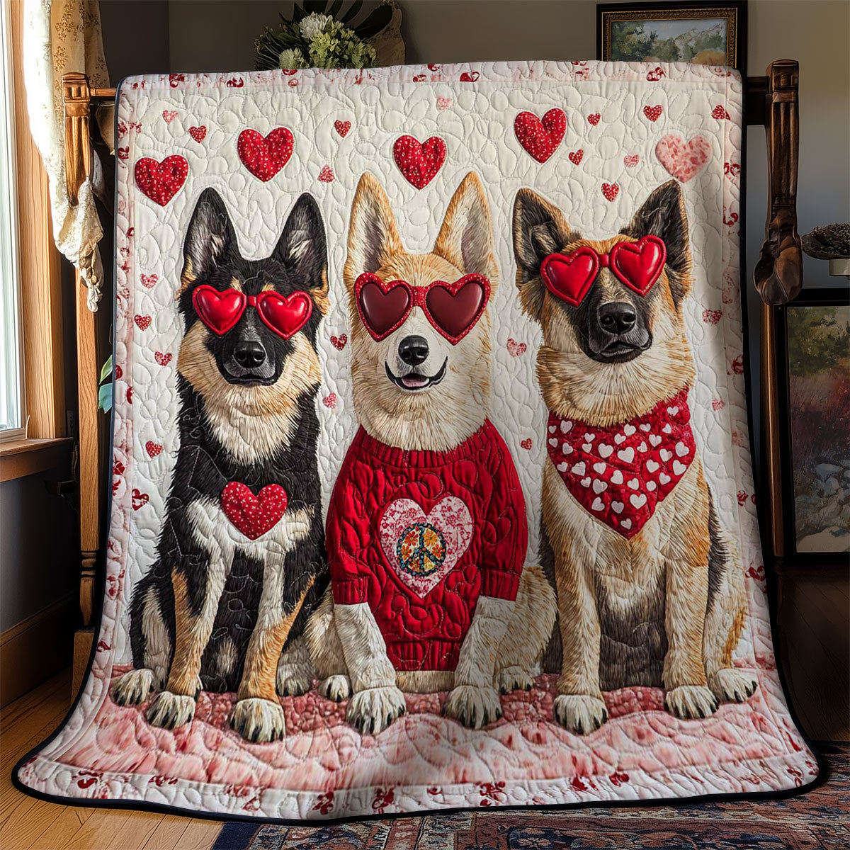 Rynx | Heart Eyes Dog Blanket