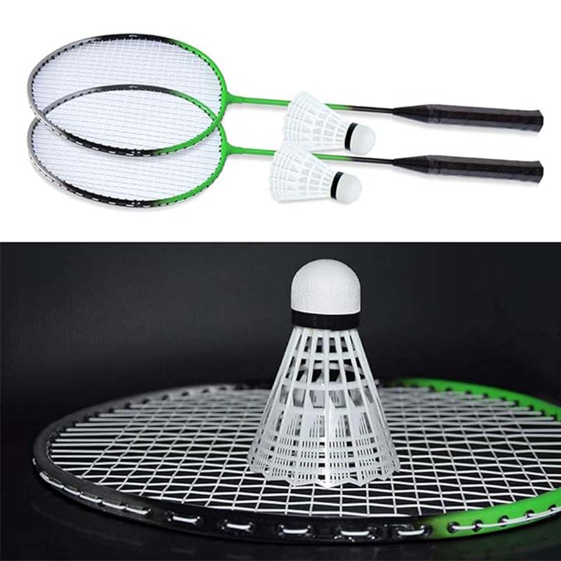 Rynx | Portable Badminton Net Set with Storage Base, Folding Volleyball Badminton Net with 2 Badminton Rackets 2 Shuttlecocks 10x5 ft Net, Easy Setup