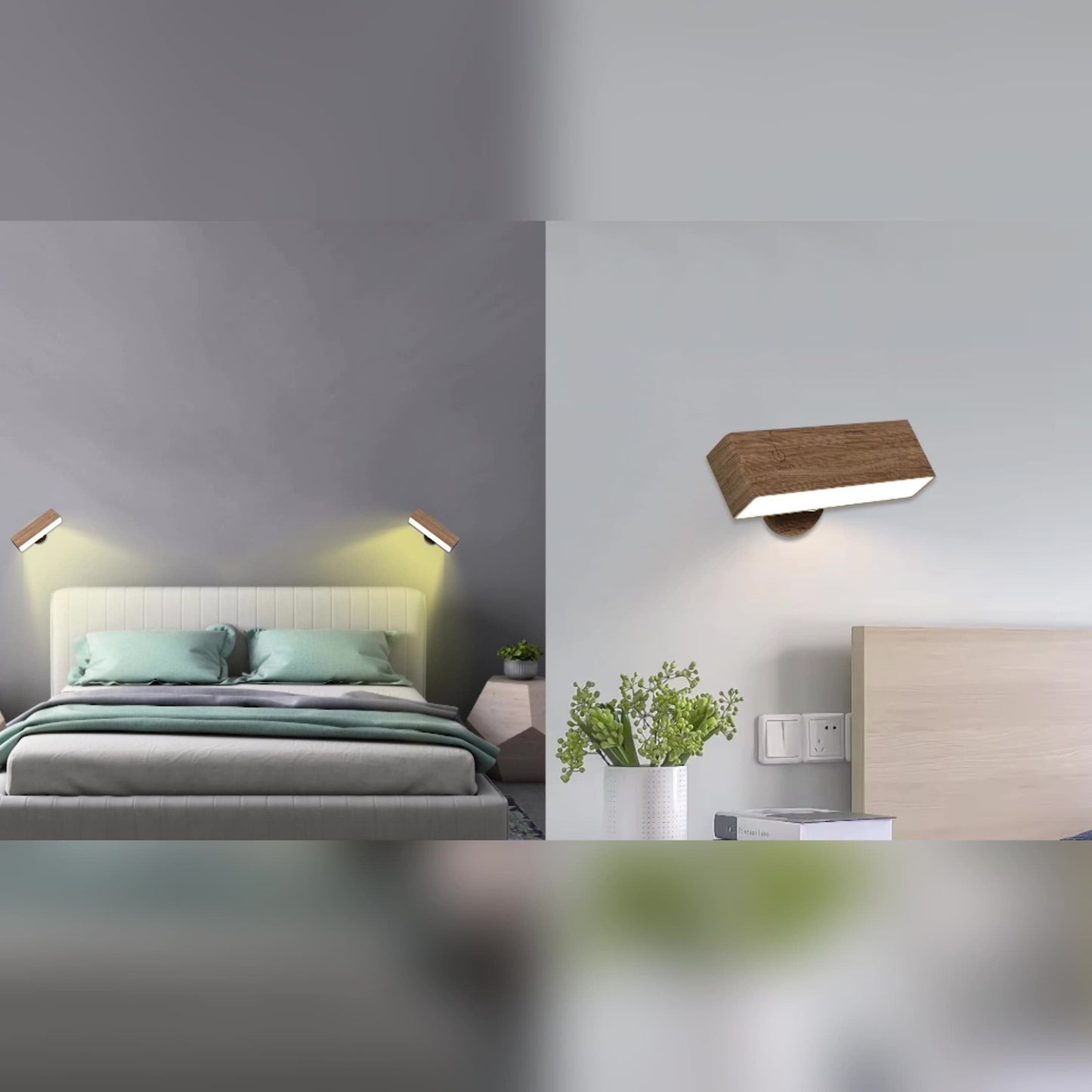 Rynx | Brillenza Rechargeable Wall Lamp (Free Charger & Cable!)