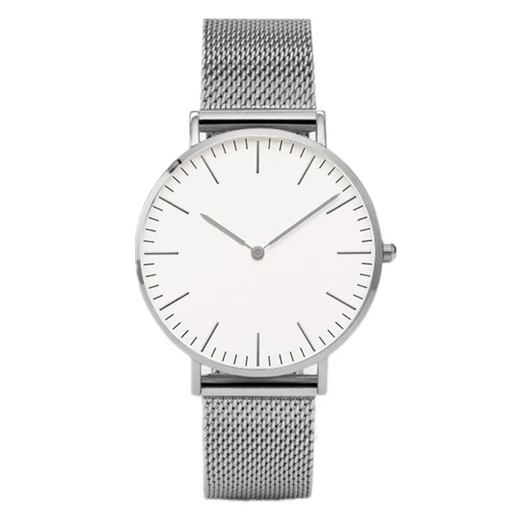 Rynx | Luxury Rose Gold Women's Watch - Elegant Watch Silver White