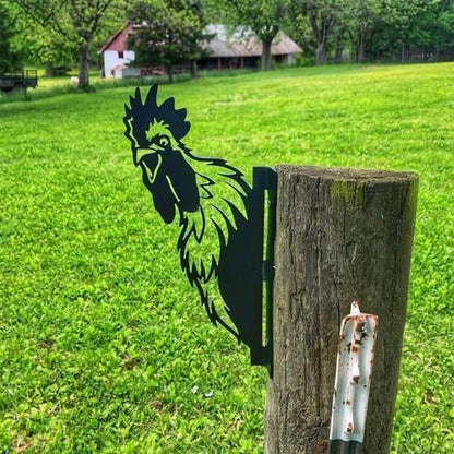 Rynx | Outdoor Garden Farm Spy Goat Metal Artwork Indoor Decor