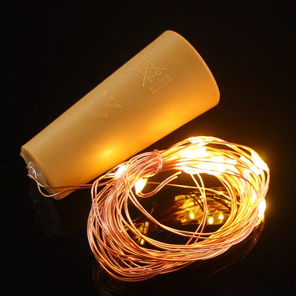 Rynx | 20 LED copper wire light sources with bottle stopper