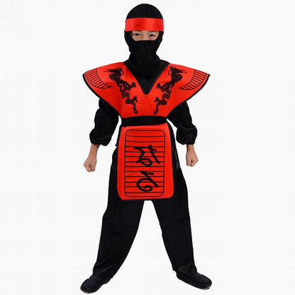 Rynx | Children's black ninja cosplay costume