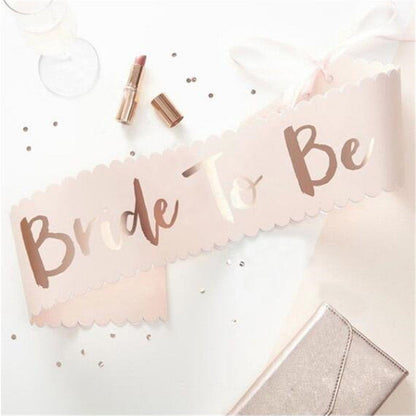 Rynx | Rose Gold Bachelorette Party Sash/Decoration