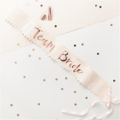 Rynx | Rose Gold Bachelorette Party Sash/Decoration