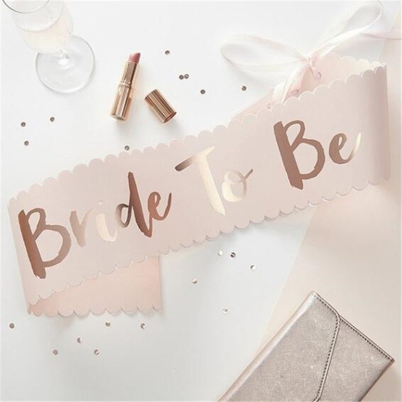 Rynx | Rose Gold Bachelorette Party Sash/Decoration