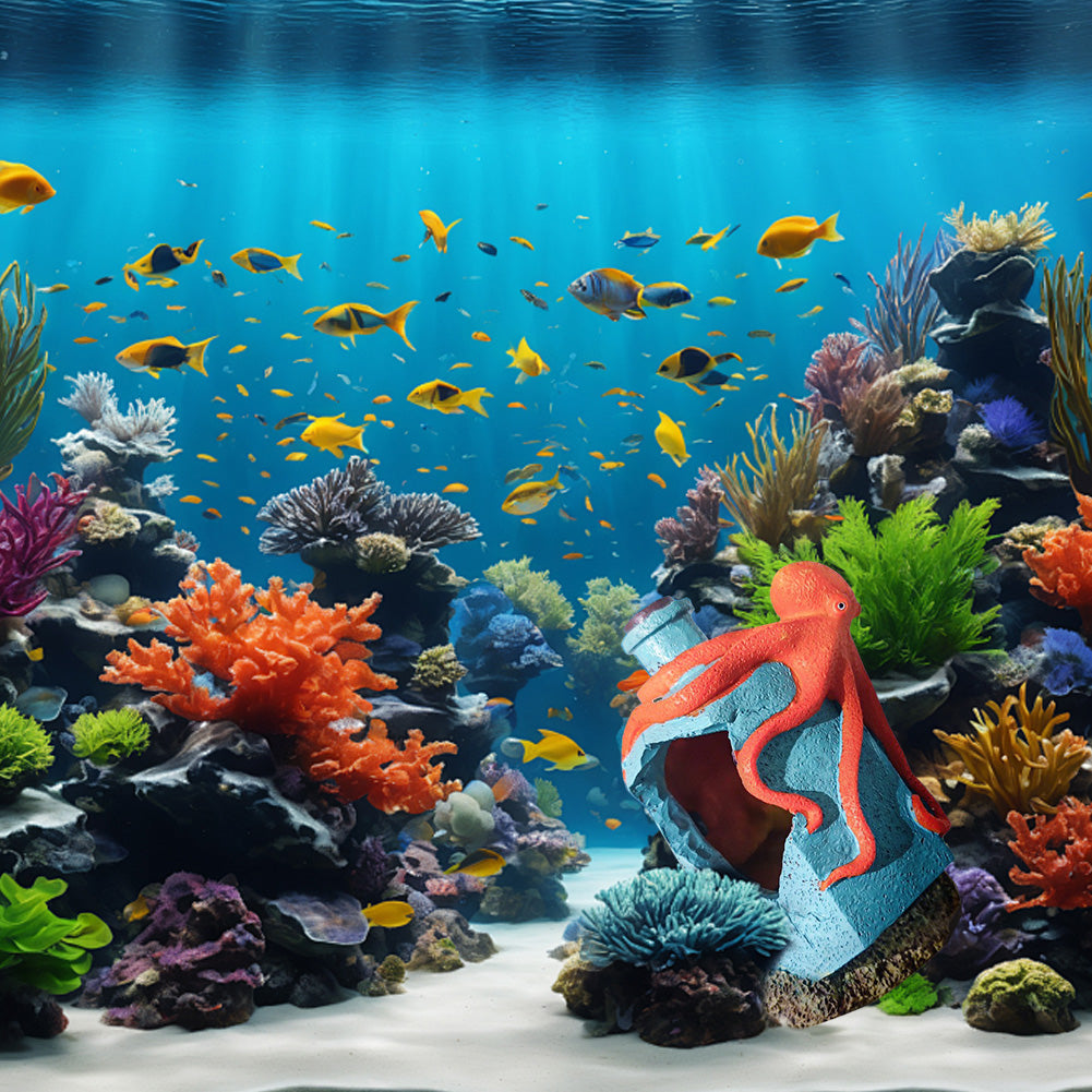 Rynx | Aquarium Octopus Floating Bottle Ornament
