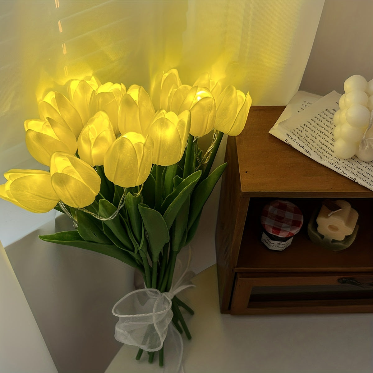Rynx | Tulip Lamp - LED Bouquet Night Light for Room Decoration