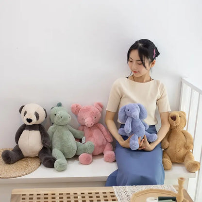 Rynx | Shady Plush Fluffy Animal Stuffed Toys - Elephants, Teddy Bears, Pandas, and Dinosaurs for Children
