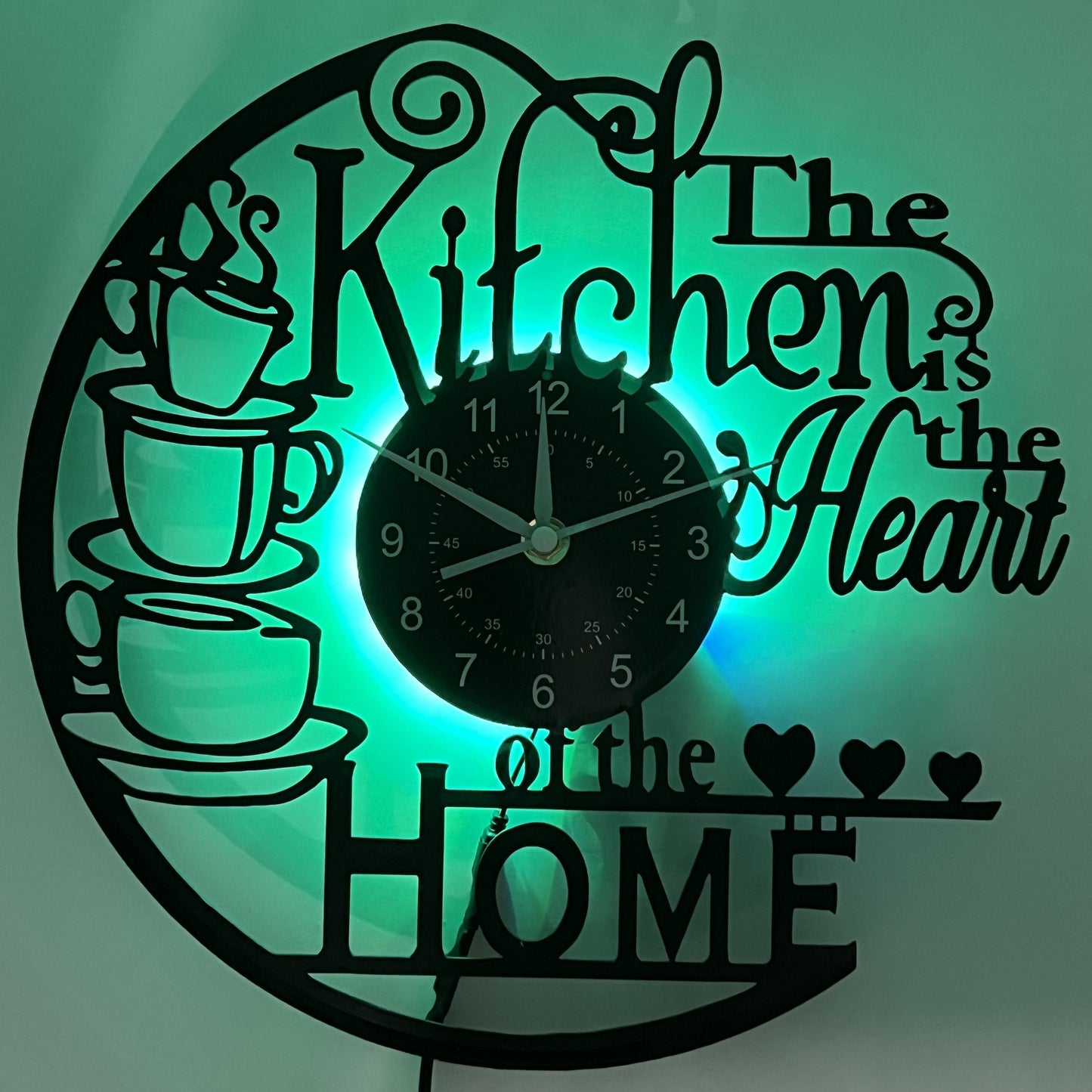 Rynx | Vinyl Record Wall Clock - Silent Clock for Living Room, Bedroom, and Kitchen