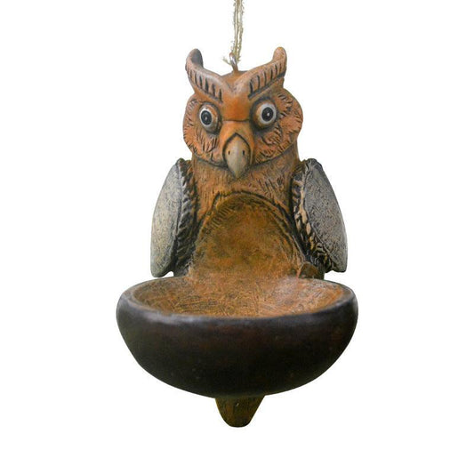 Rynx | Fairy-tale Garden Friends: Owl and Frog Resin Figures for Outdoor Charm