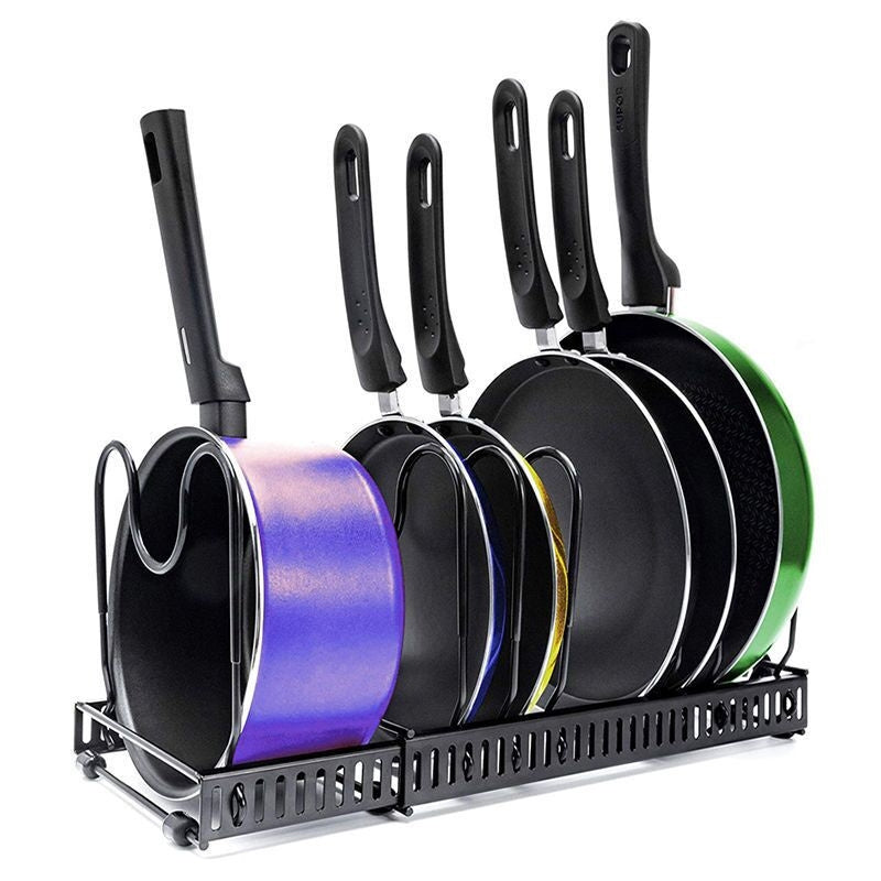 Rynx | SpaceFlex Adjustable Pan Holder & Lid Holder | Organization & Flexibility in the Kitchen
