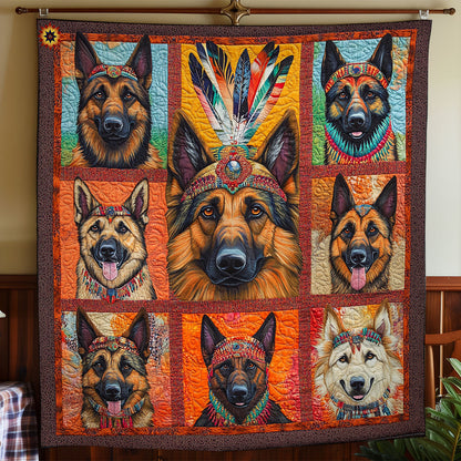 Rynx | Native American German Shepherd Quilt