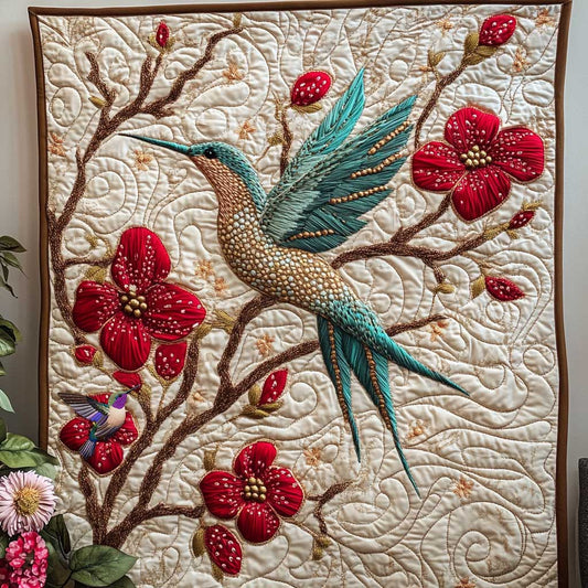 Rynx | Hummingbird's Floral Dance Quilt