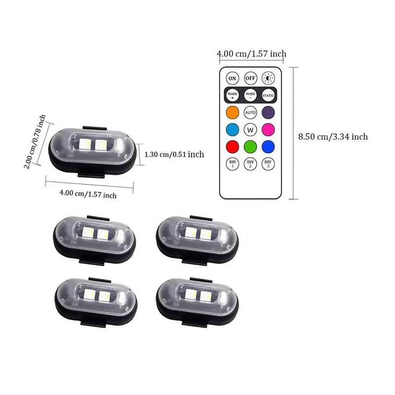 Rynx | Wireless Remote Controlled Aircraft Lights + Remote Control