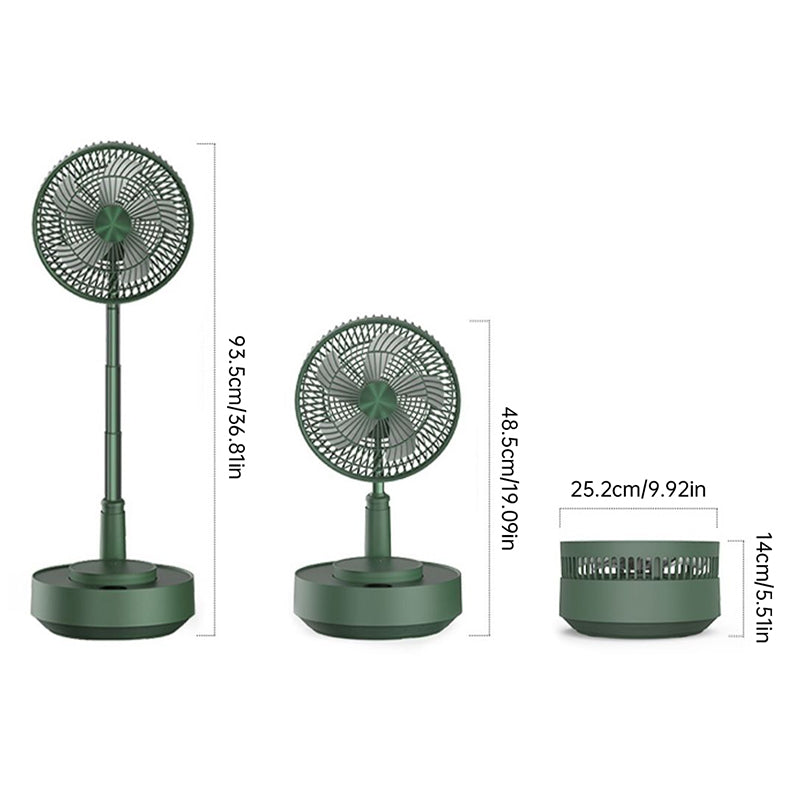 Rynx | Rechargeable Foldable Telescopic Table Fan