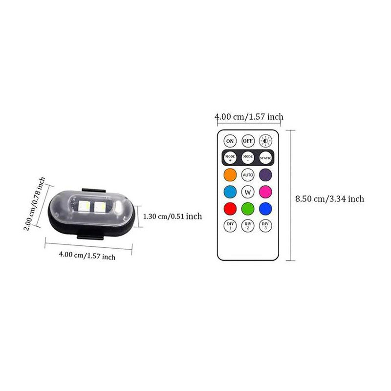 Rynx | Wireless Remote Controlled Aircraft Lights + Remote Control