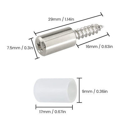 Rynx | Self-tapping integrated screw laminate holder