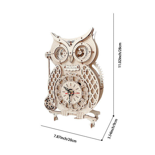 Rynx | Super mechanical wooden model puzzle set🦉