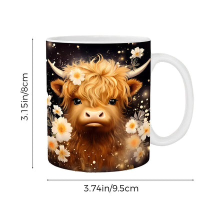 Rynx | Highland Cow Ceramic Mug