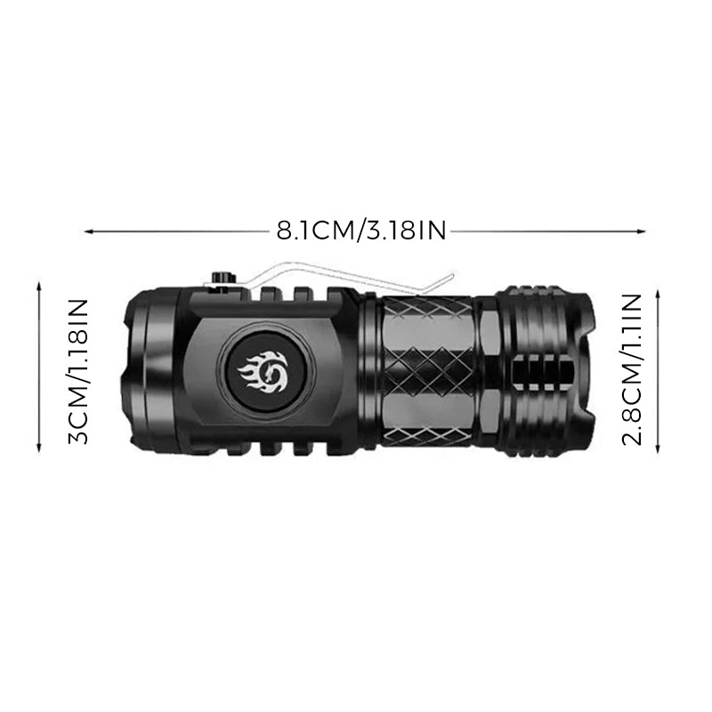 Rynx | Mini flashlight with three-eyed monster