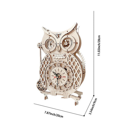 Rynx | Super mechanical wooden model puzzle set🦉