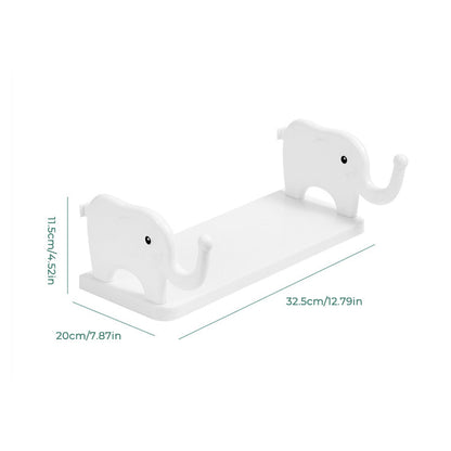 Rynx | Multifunctional, Elephant-shaped, Floating Shelf for Storage