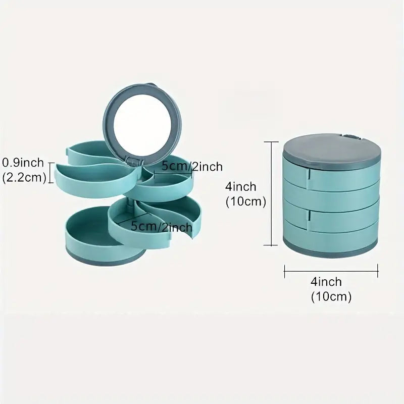 Rynx | Multilayer rotating jewelry box
