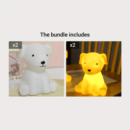 Rynx | PuppyGlow - Cute Cartoon Dog Lamp with Warm Light for Room Decoration