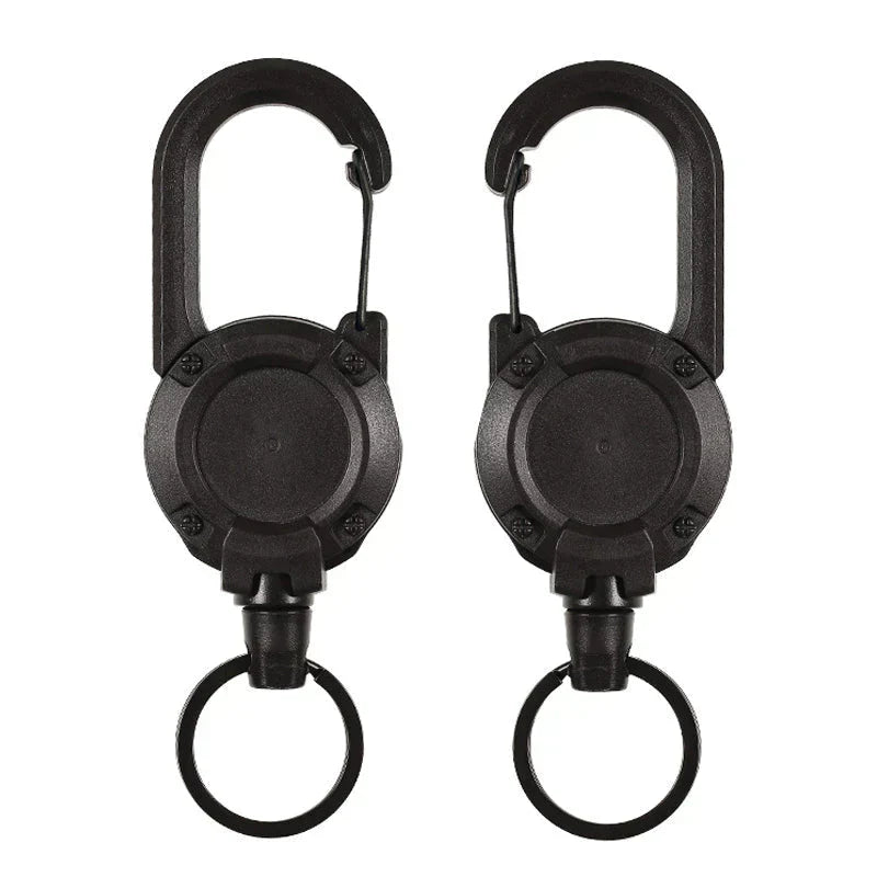 RYNX | Outdoor Automatic Retractable Wire Rope Luya Theft-Proof Tactical Keychain