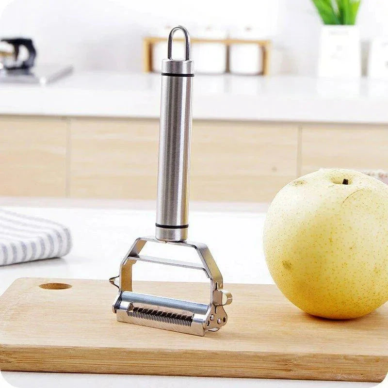 RYNX | Ultra-Sharp Stainless Steel Multifunctional Vegetable Slicer & Julienne Cutter Potato Carrot Grater