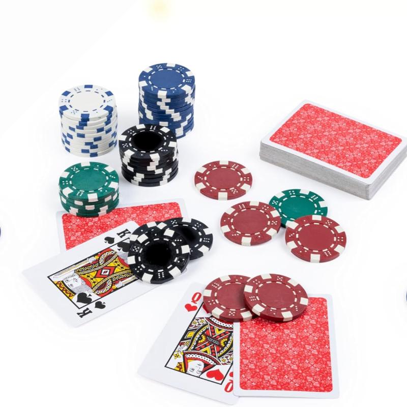 Rynx | 300-piece Poker Set with Aluminum Carry Case & Professional Weight Chips & Poker Dice