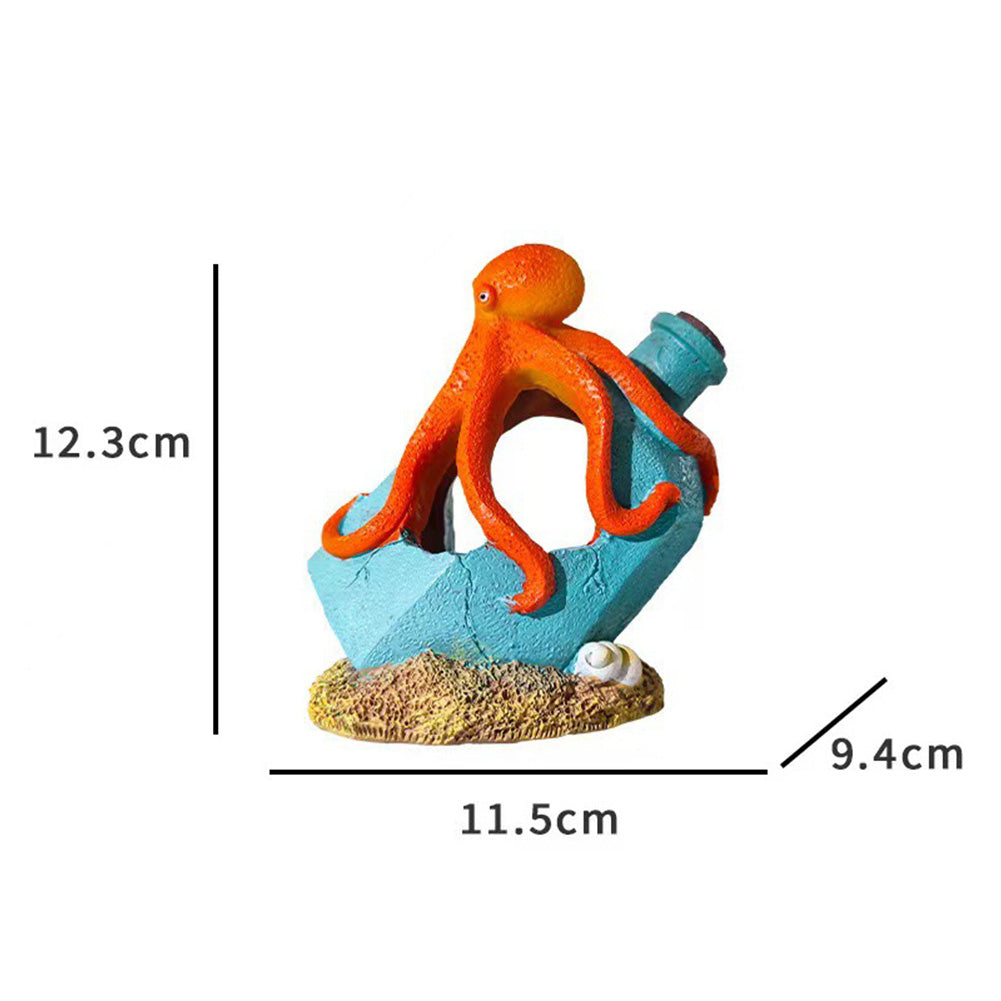 Rynx | Aquarium Octopus Floating Bottle Ornament