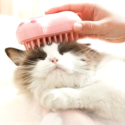 Rynx | 3-in-1 Electric Cat and Dog Brush with Spray and Massage Function