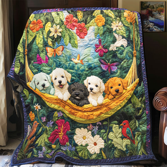 Rynx | Garden of Paws Quilted Blanket