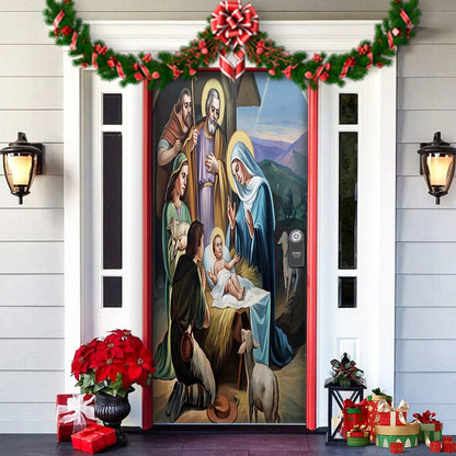 Rynx | Nightmare Before Christmas Outdoor Decorations Props Christmas Elf Door Cover