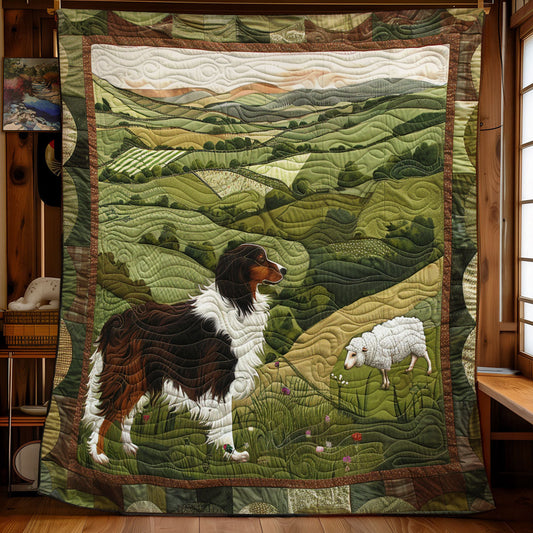 Rynx | Border Collie Grass Quilt