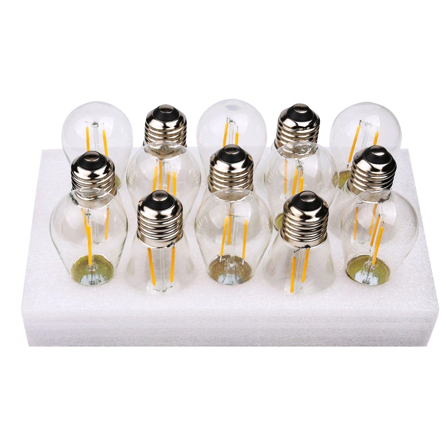 Rynx | 48 Ft. LED Light Chains Outdoor Commercial Quality Waterproof Bulbs