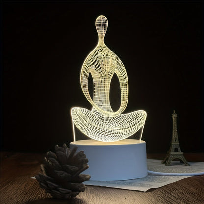 Rynx | ZenLight - 3D Yoga Night Lamp with USB Connection